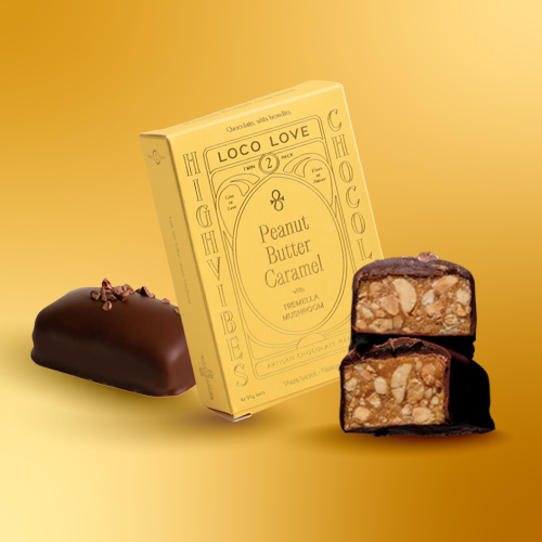 Loco Love Peanut Butter Caramel with Tremella Mushroom Twin Pack