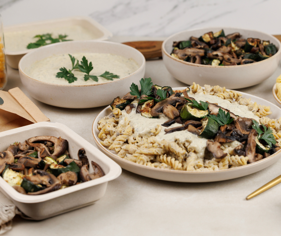 Garlic Mushroom and Zucchini Pack