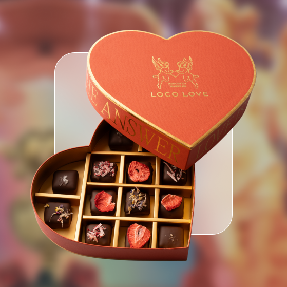 Heart Shaped Box by Loco Love Chocolate