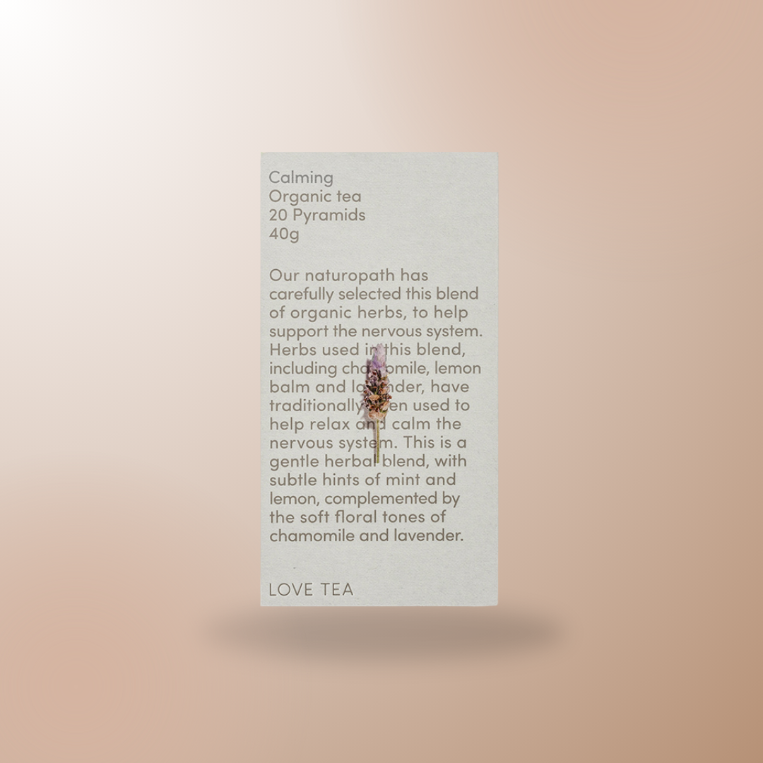 Love Tea Calming Pyramid Tea Bags