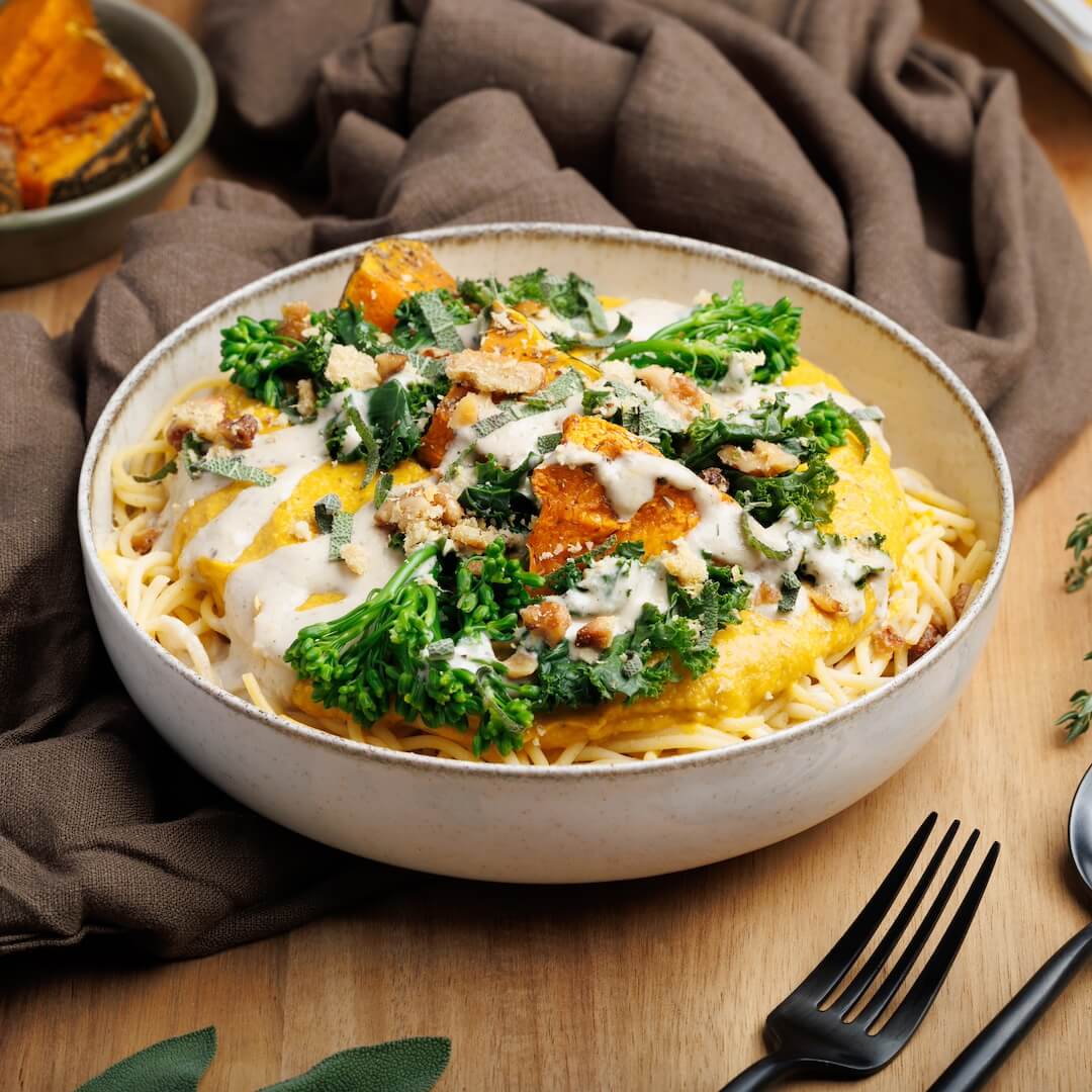 Creamy Pumpkin and Sage Pasta